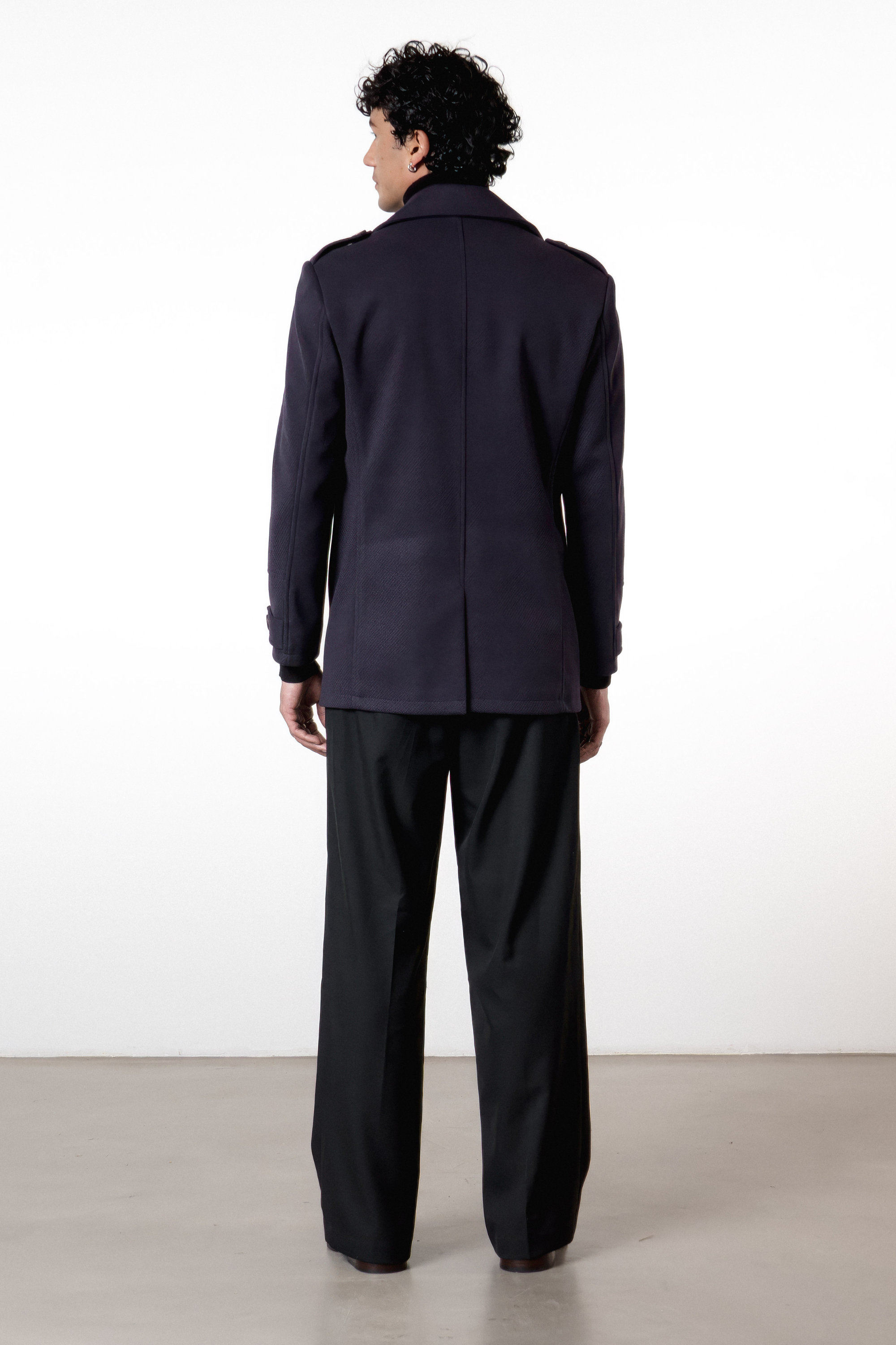 Gaban en paño Tennessy Azul botón marinero