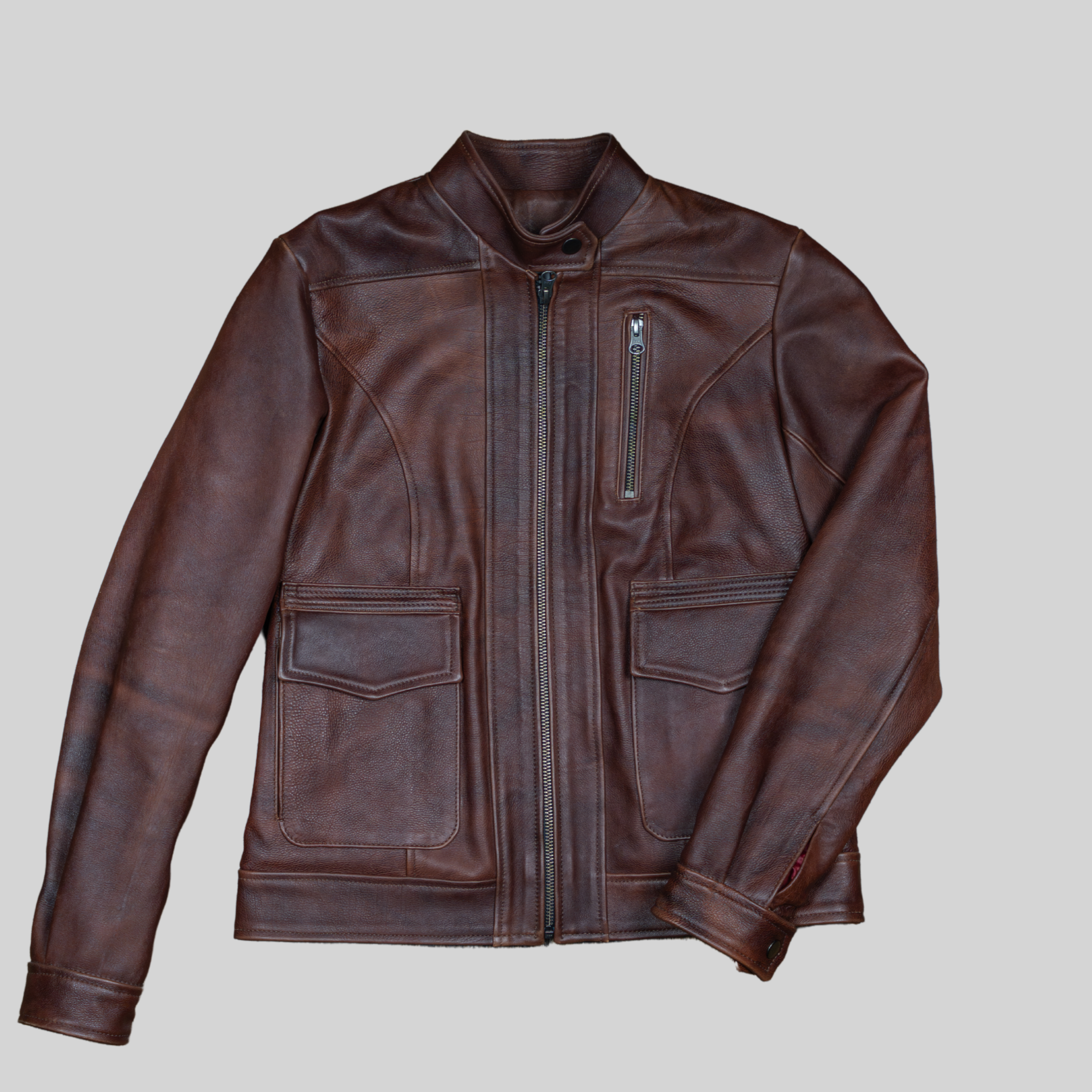 CHAQUETA EN CUERO PRESTON
