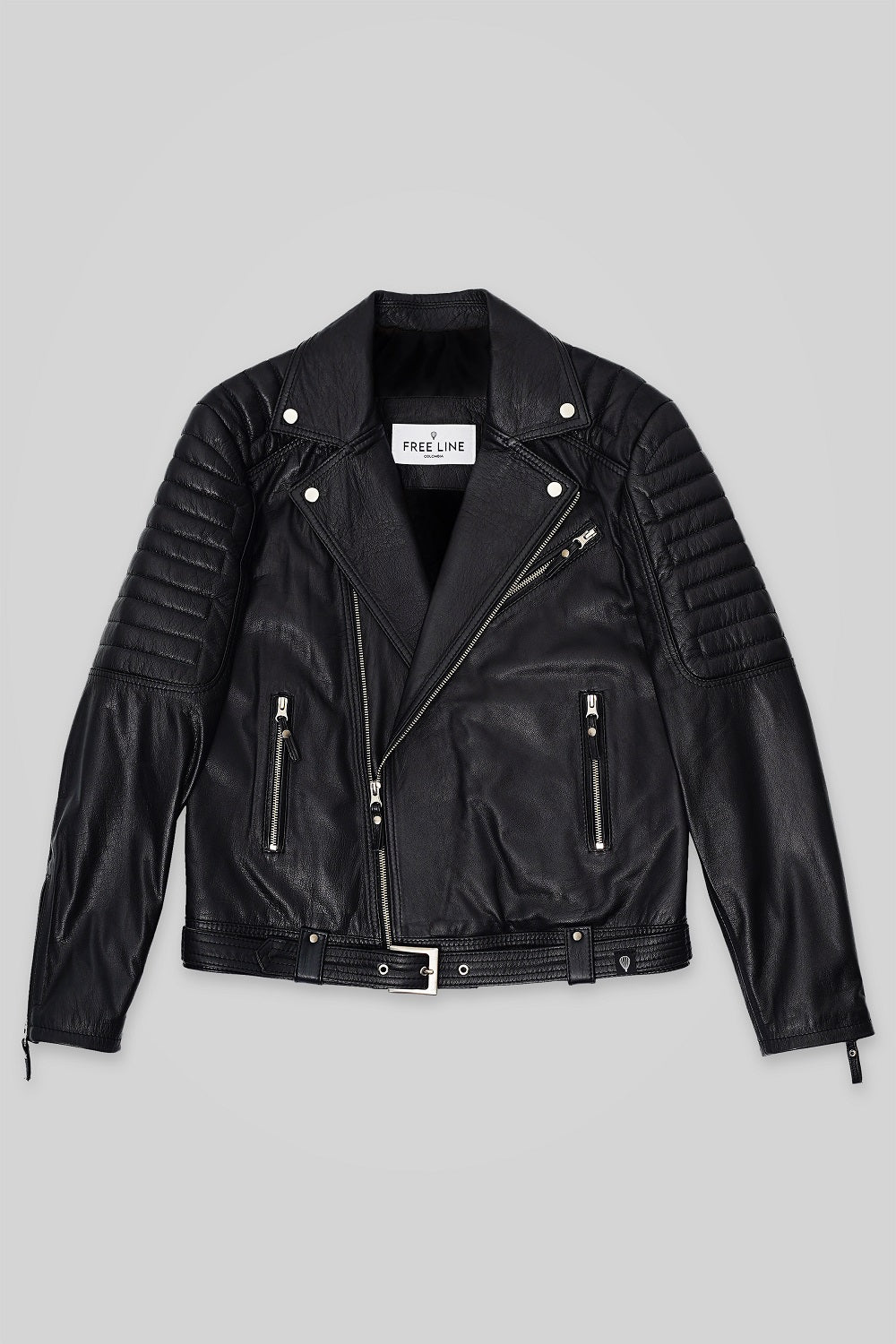 Chaqueta en cuero para hombre, confección hecha a mano por nuestros artezanos, 100 % Colombiana, Chaqueta 100 % en cuero, garantia dos de años