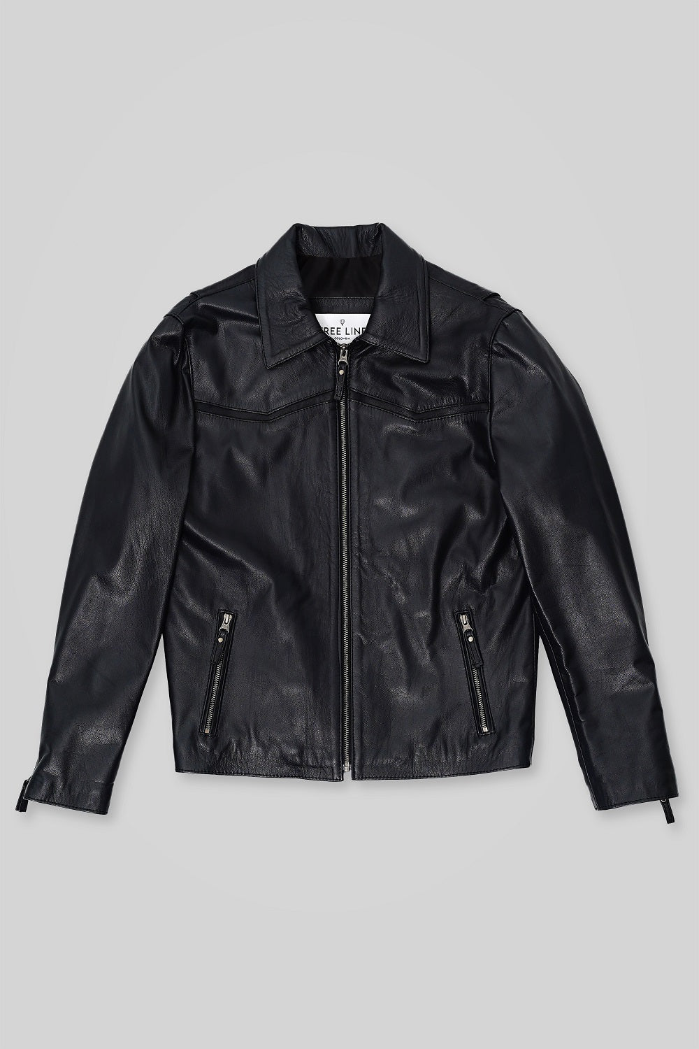 Chaqueta en cuero para hombre, confección hecha a mano por nuestros artezanos, 100 % Colombiana, Chaqueta 100 % en cuero, garantia dos de años