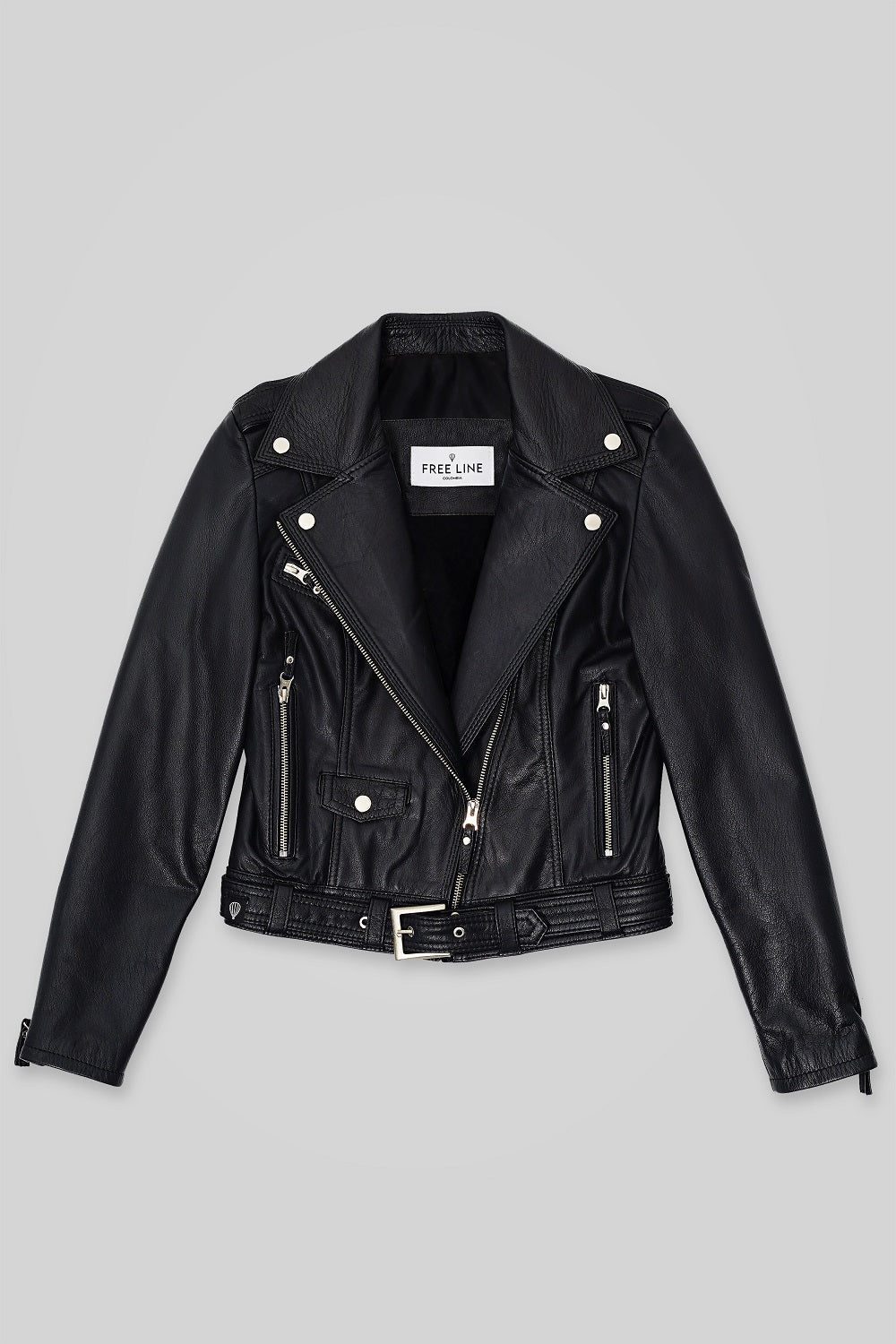 Biker en Cuero negra