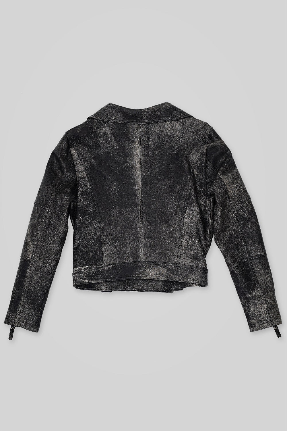 Chaqueta en cuero para mujer, tipo Biker en cuero envejecido confección hecha a mano por nuestros artezanos, Chaqueta 100 % en cuero, con garantia de dos años