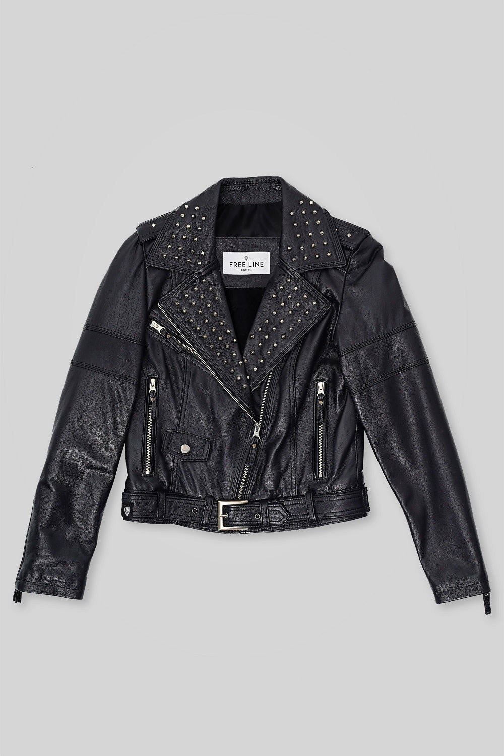 Chaqueta en cuero para mujer, confección hecha a mano por nuestros artezanos, Chaqueta 100 % en cuero, con garantia de dos años