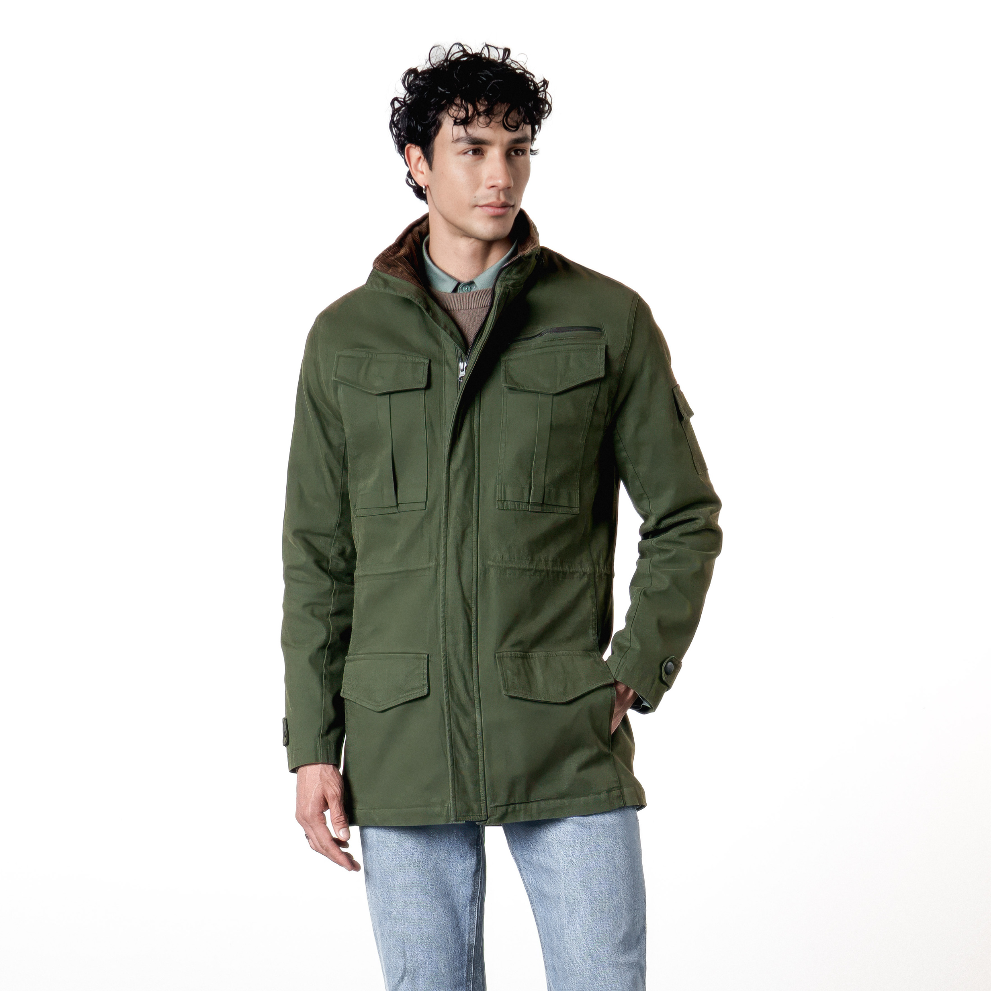 Cazadora en Dril Chevy Verde