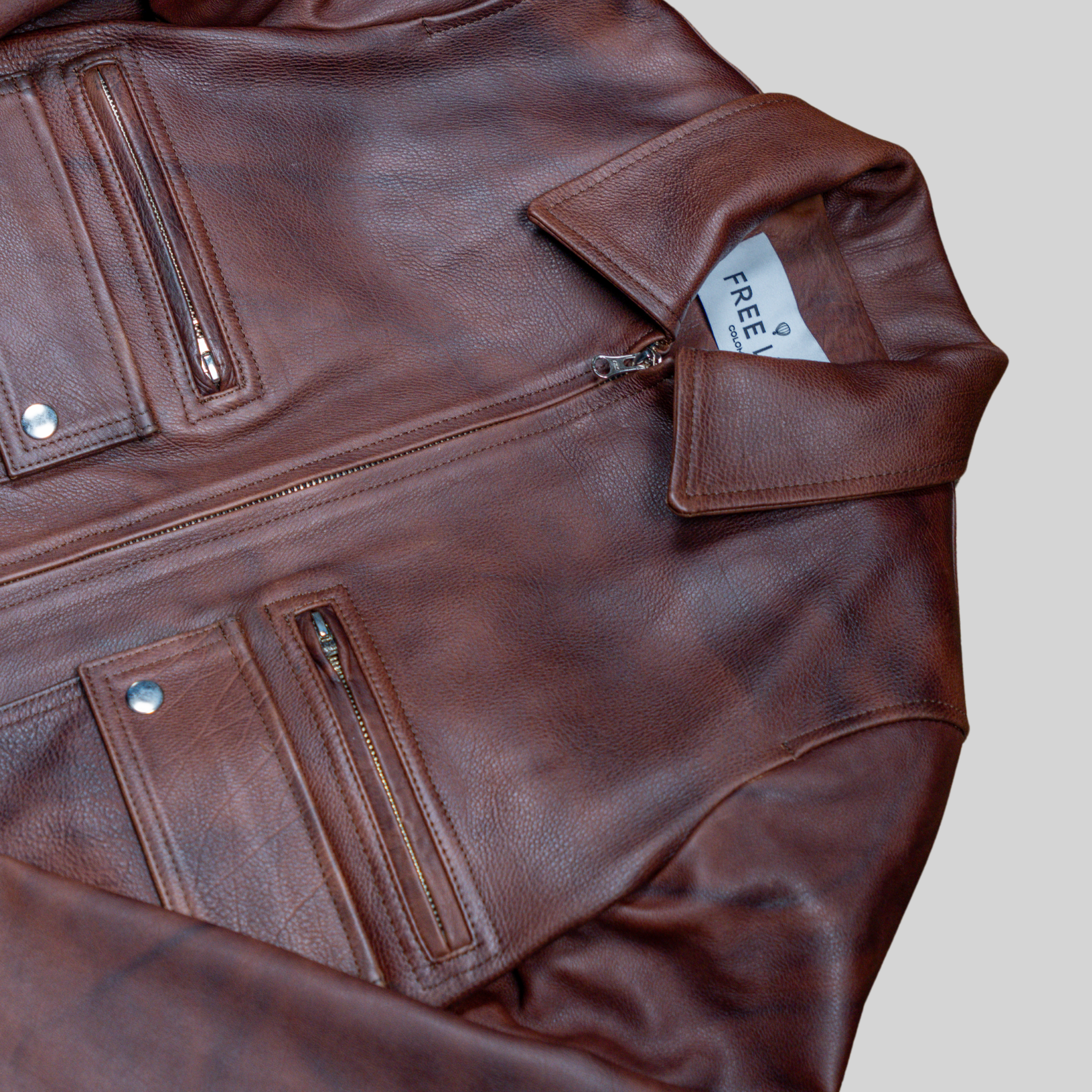 Chaqueta en cuero Lisboa