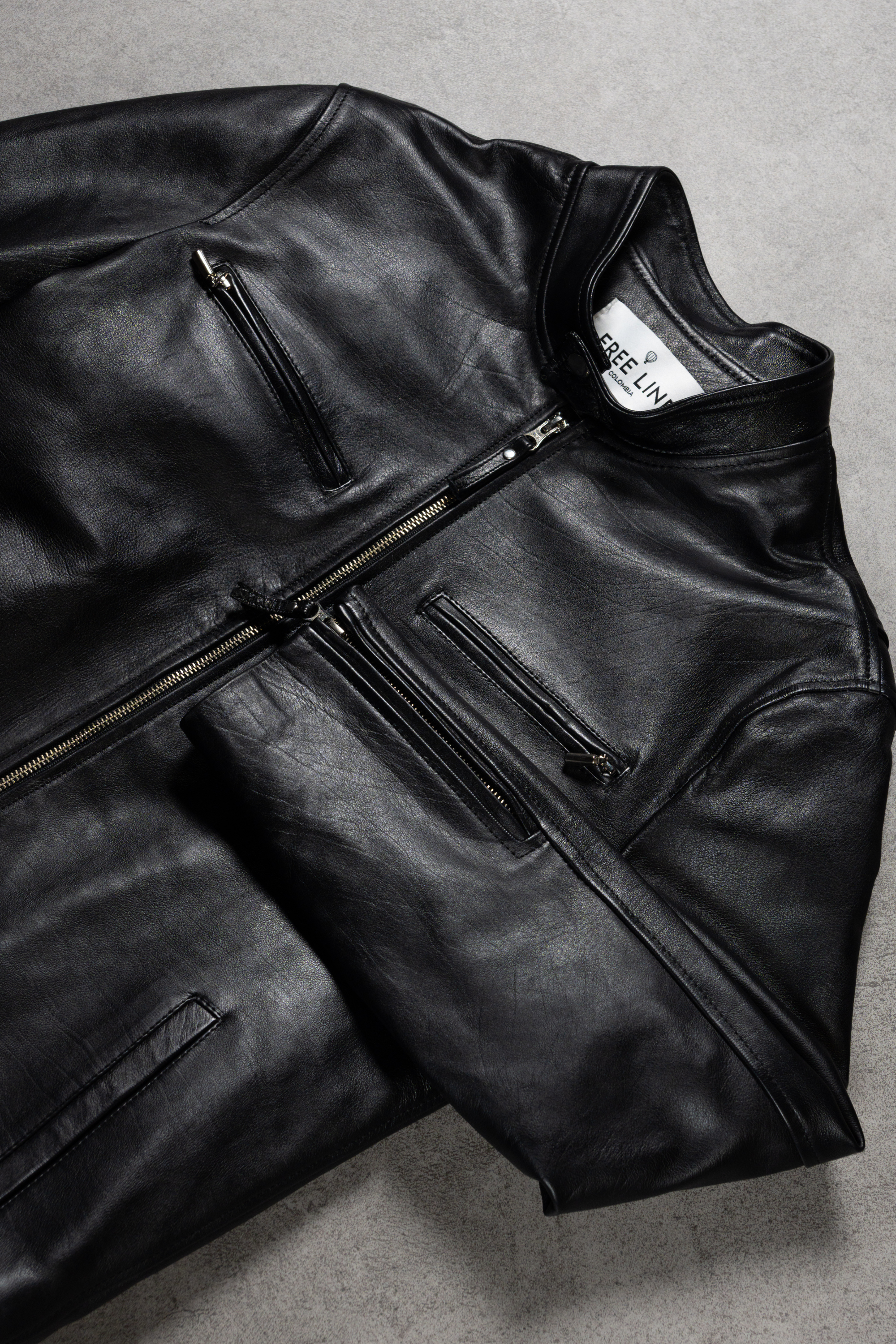 Chaqueta Daytona en Cuero Negro