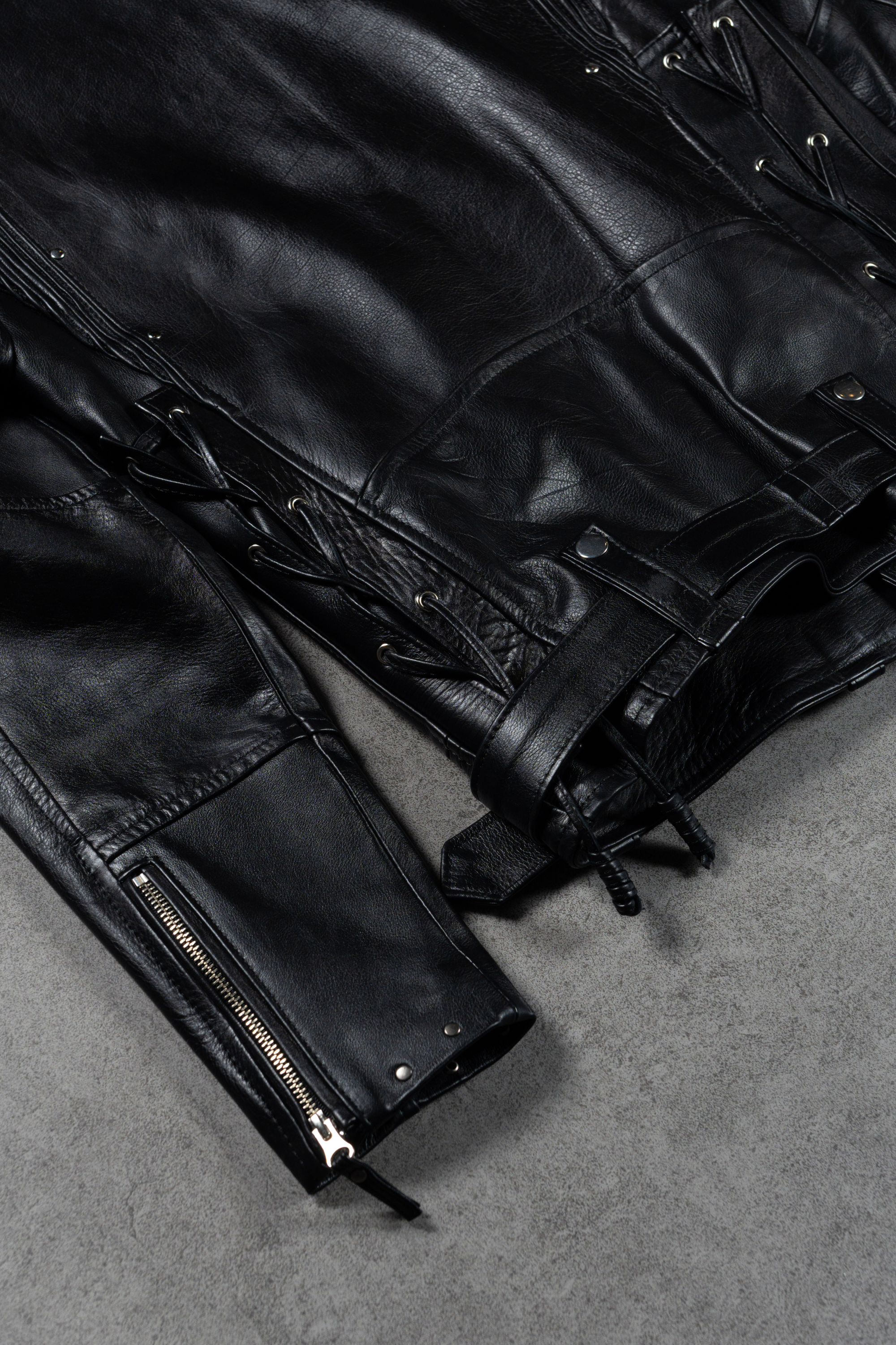 Chaqueta Gibson en cuero Color Negro