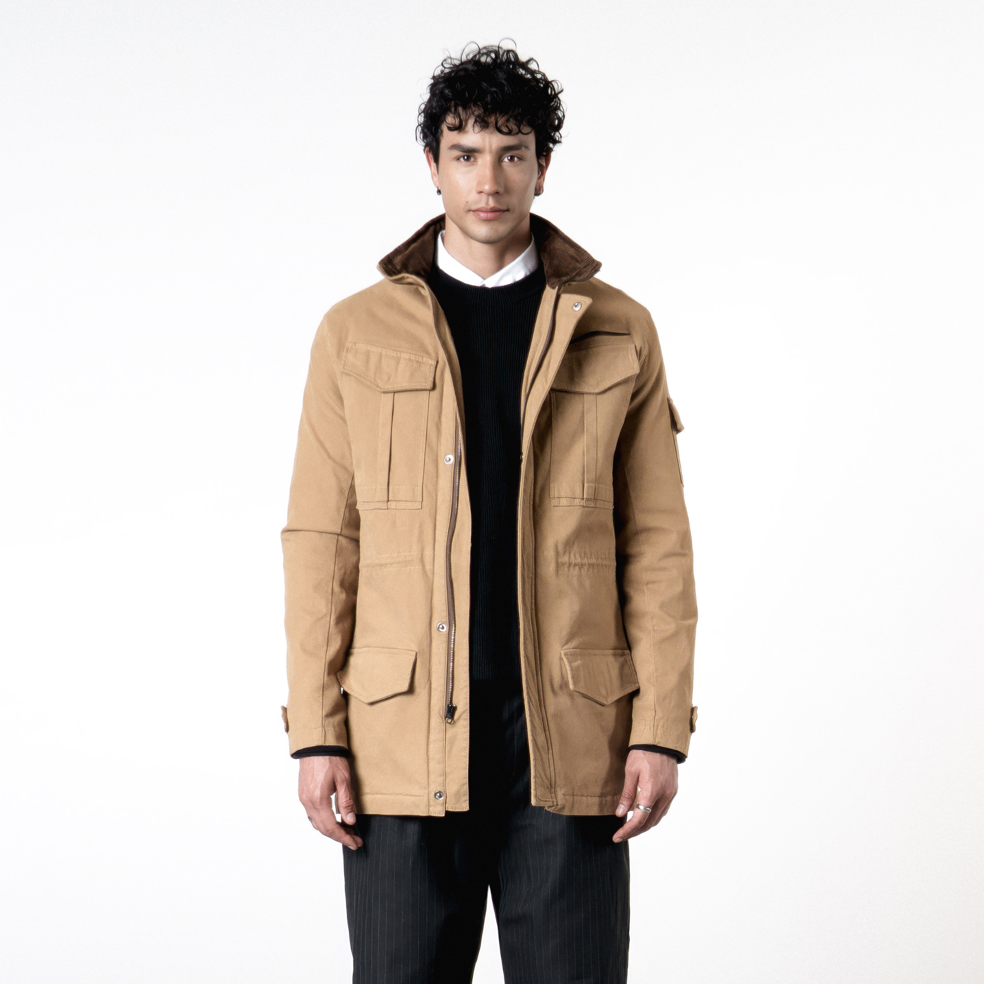 Cazadora en Dril Chevy Camel