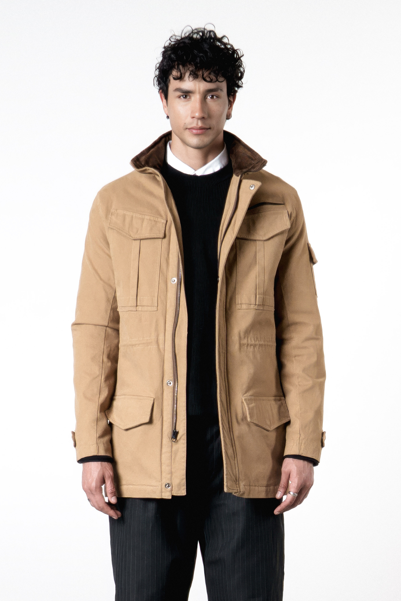 Cazadora en Dril Chevy Camel