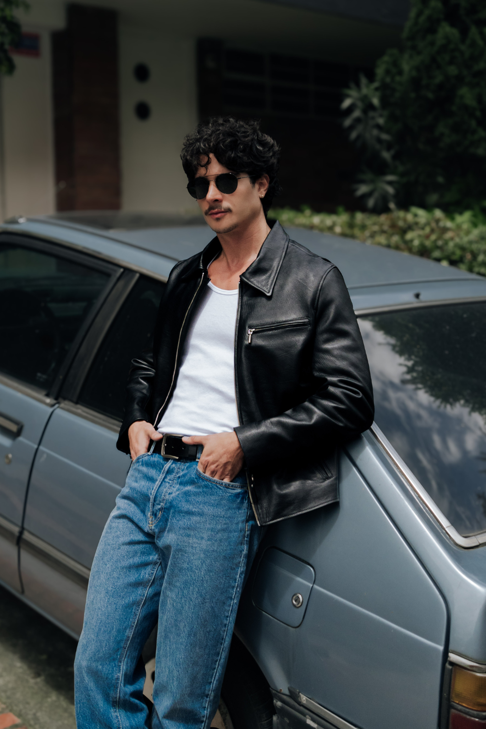 Cazadora en Cuero California