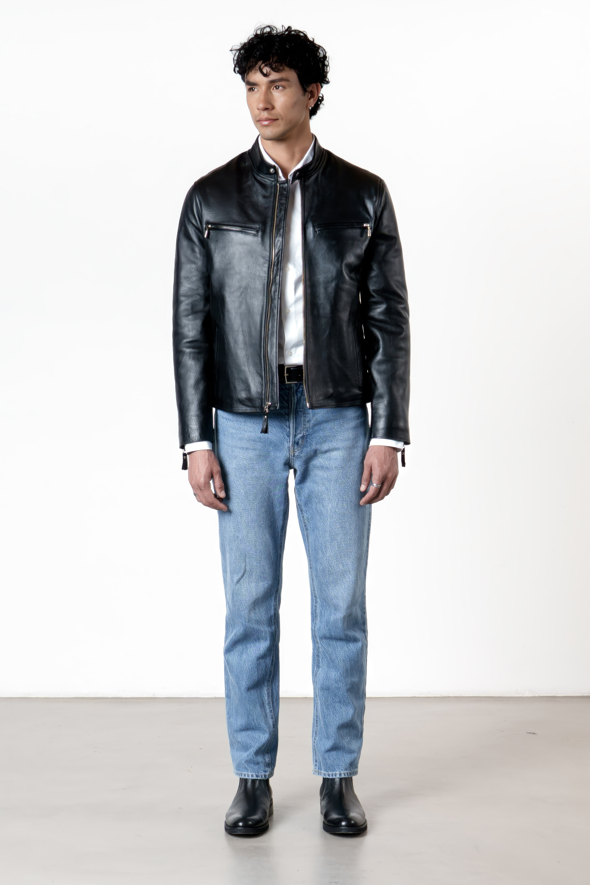 Chaqueta Daytona en Cuero Negro