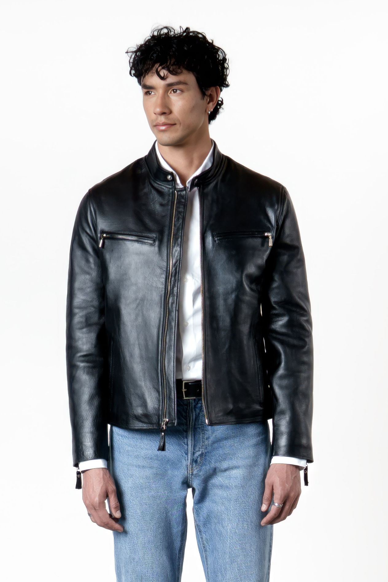 Chaqueta Daytona en Cuero Negro