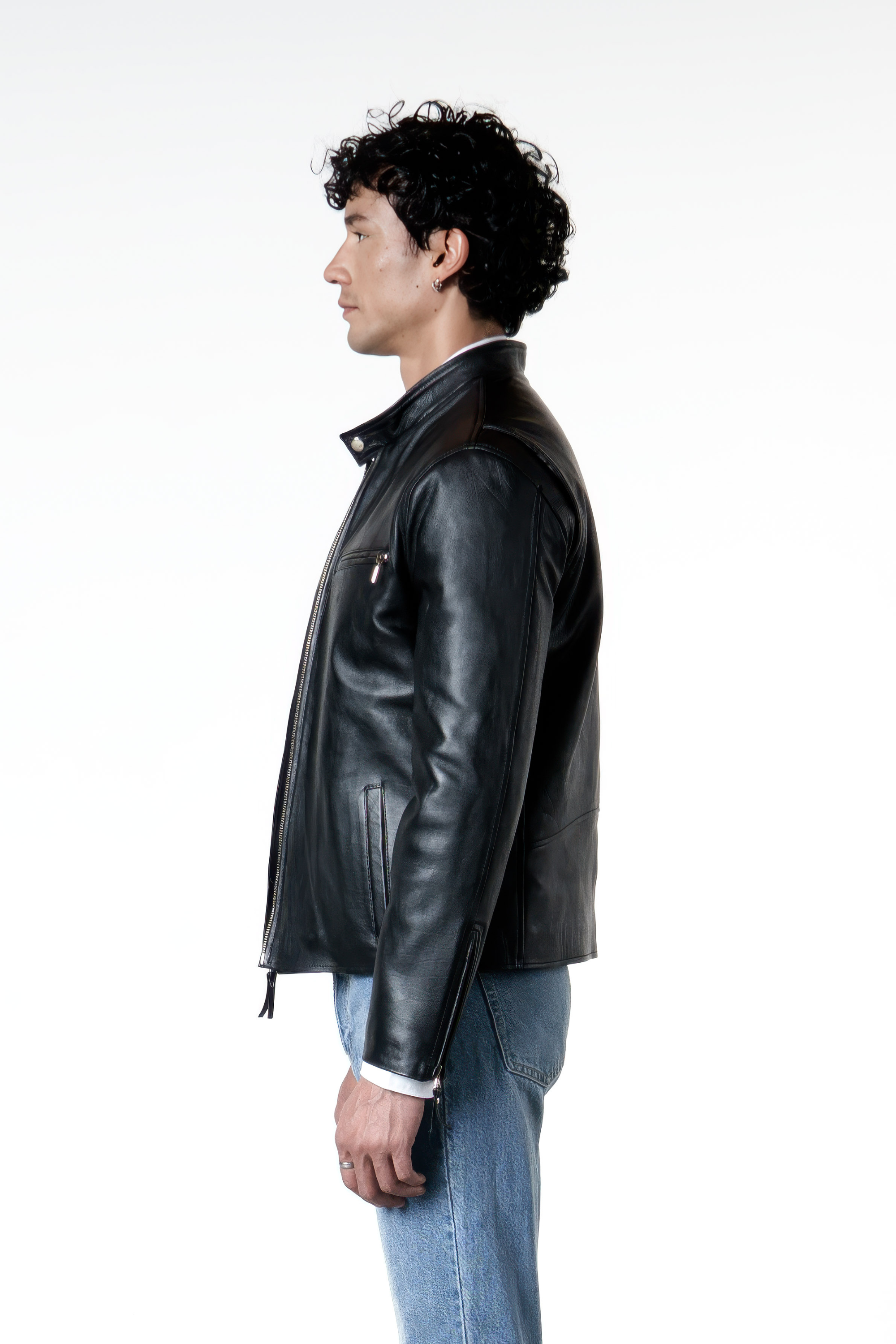Chaqueta Daytona en Cuero Negro