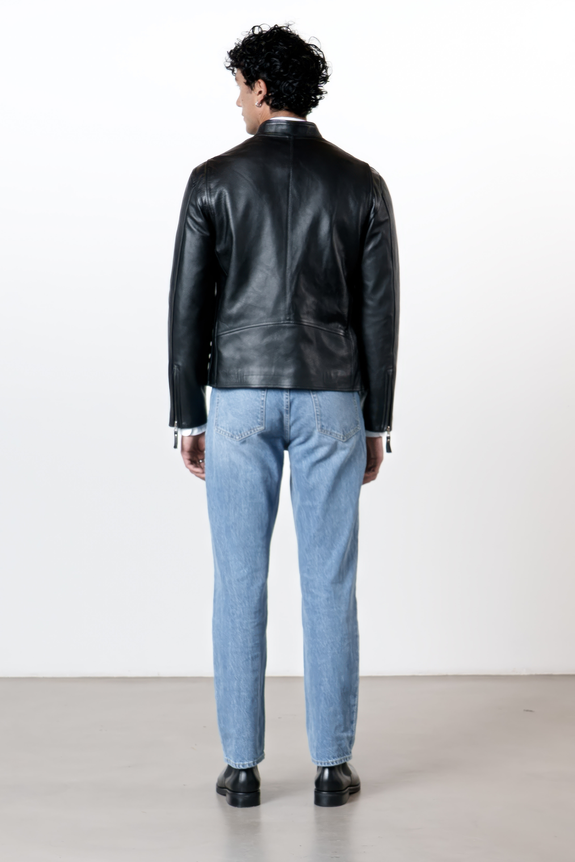 Chaqueta Daytona en Cuero Negro