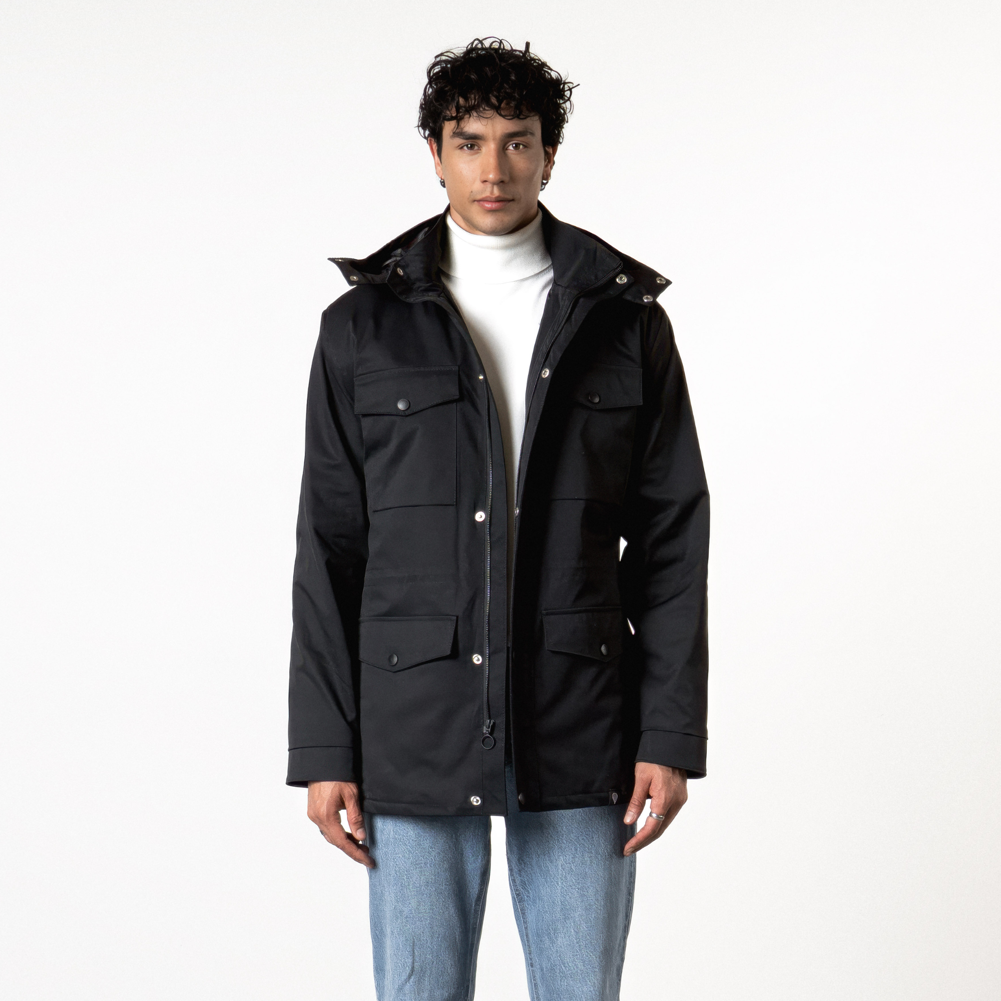 Cazadora Field Negra