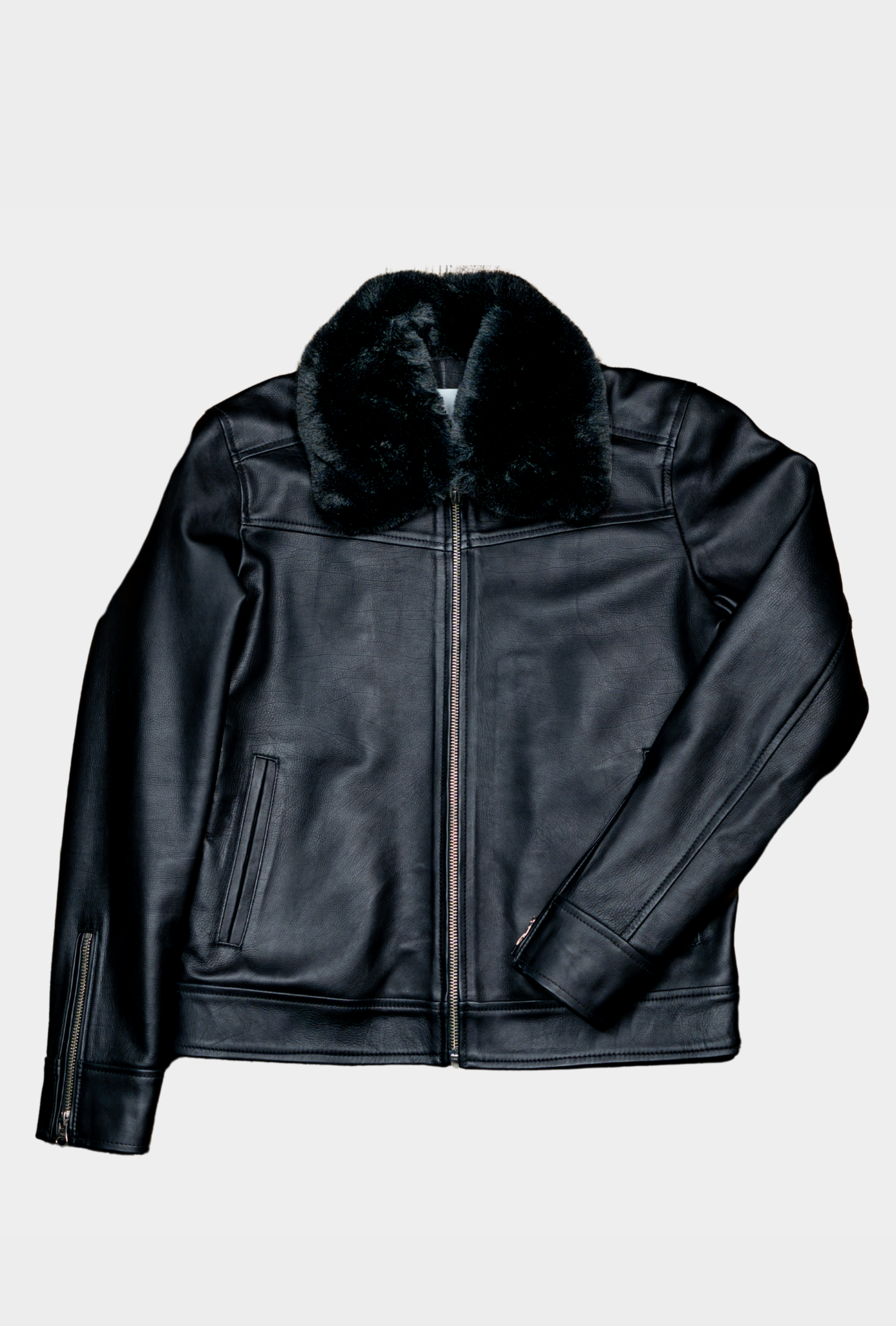 Cazadora en Cuero Oxford