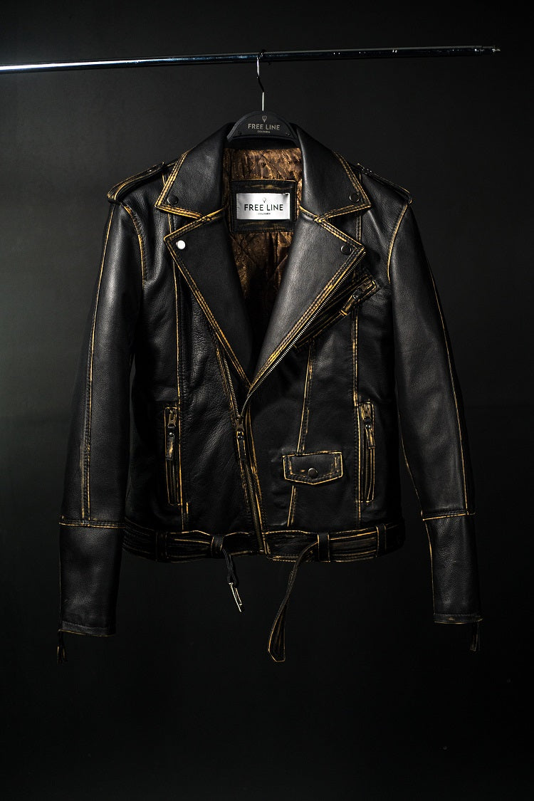 Chaqueta en cuero para hombre, confección hecha a mano por nuestros artezanos, 100 % Colombiana, Chaqueta 100 % en cuero, garantia dos de años