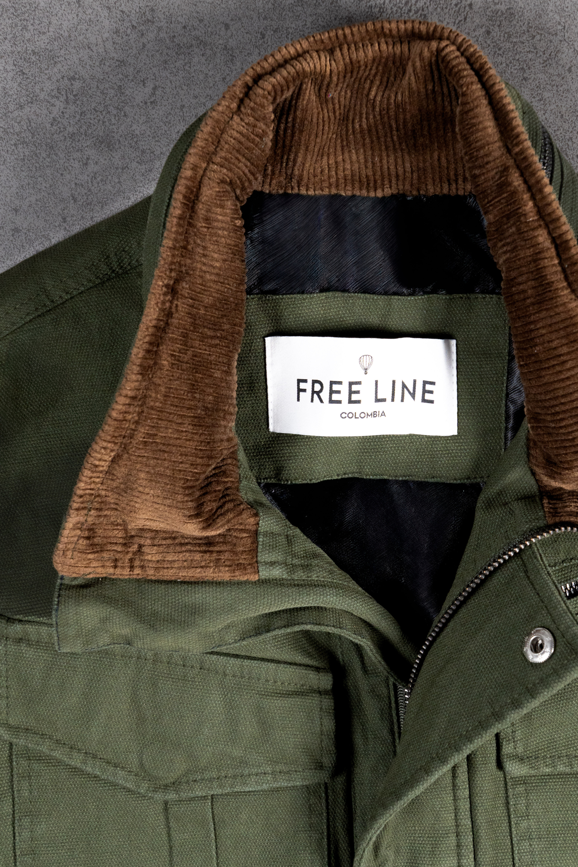 Cazadora en Dril Chevy Verde