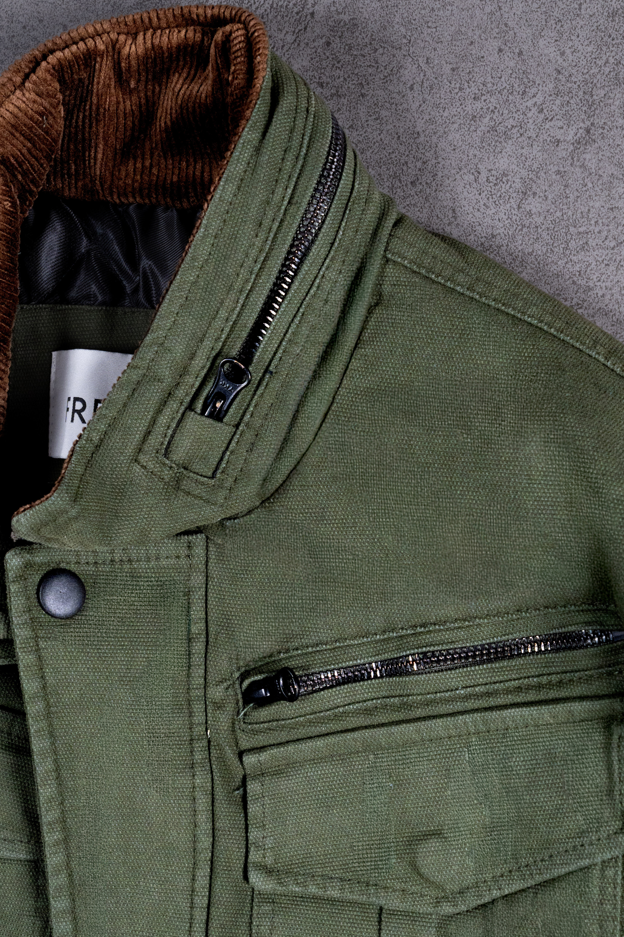 Cazadora en Dril Chevy Verde