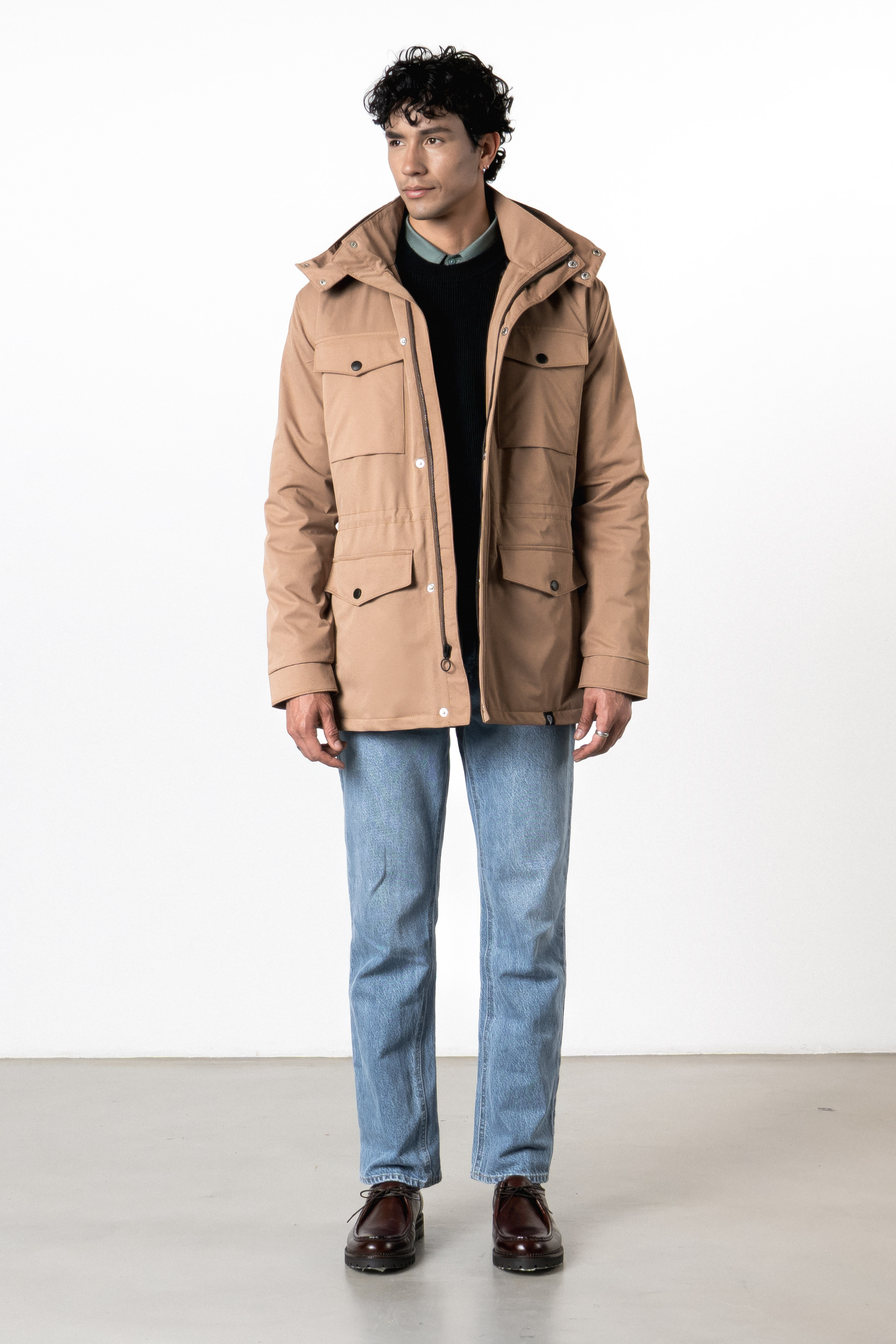 Cazadora Field Camel