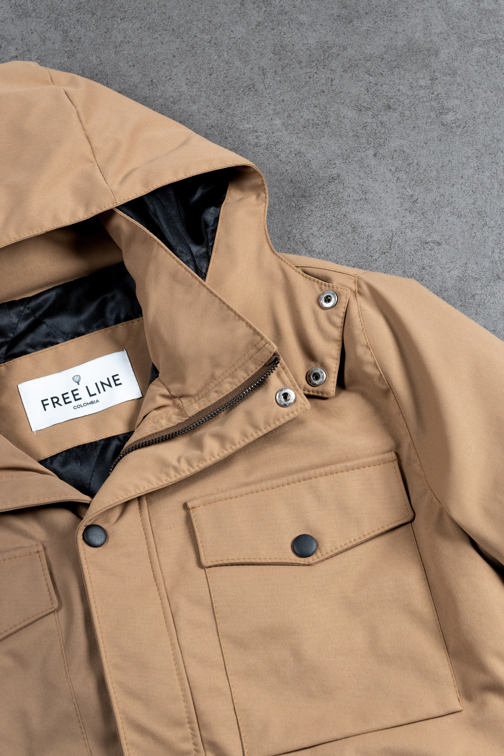 Cazadora Field Camel