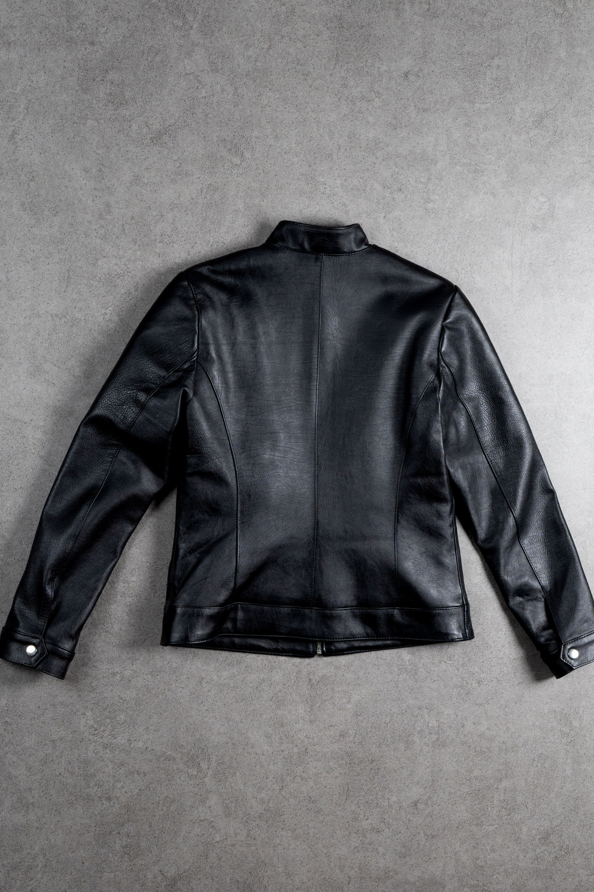 Chaqueta en Cuero Preston Negra