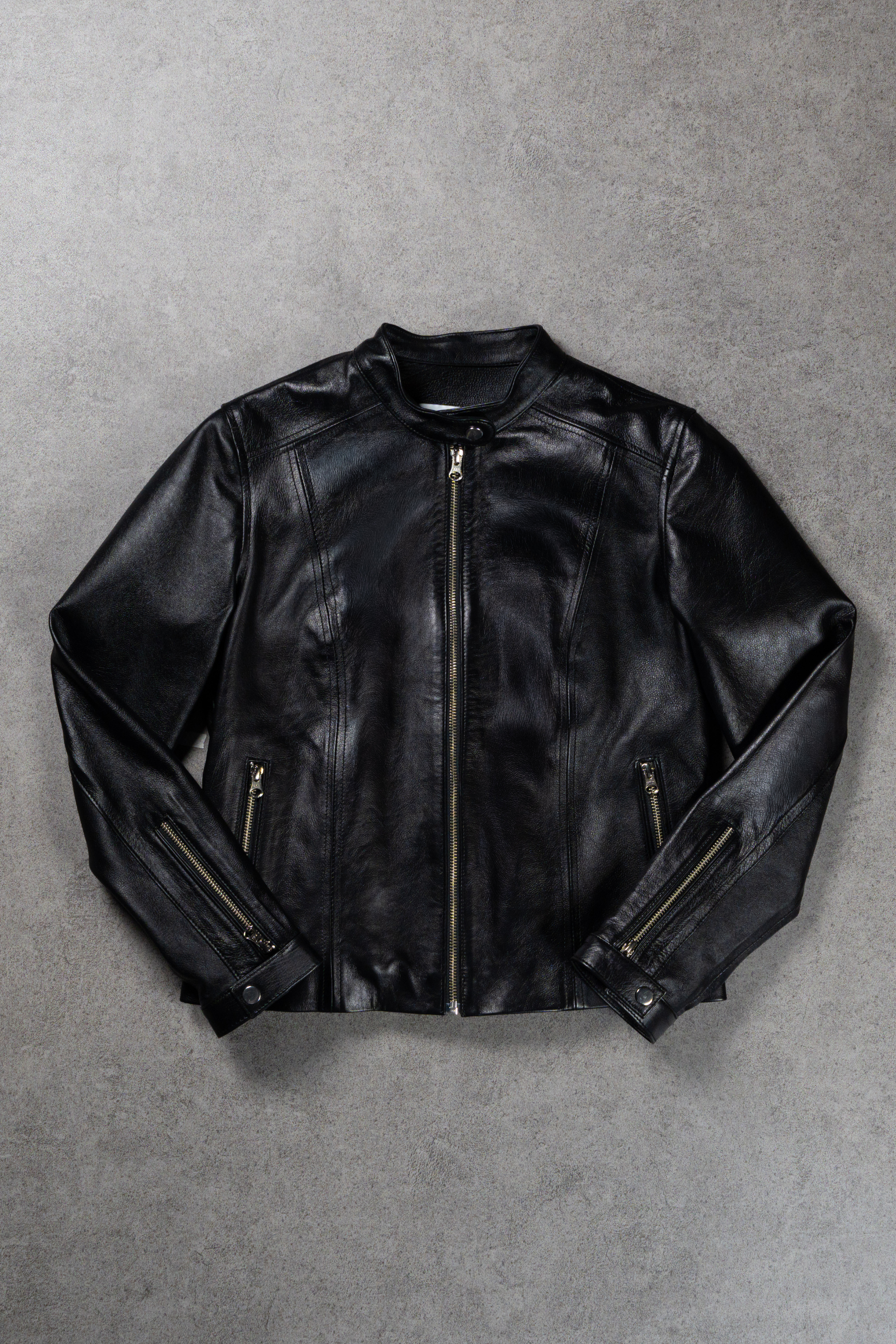 Chaqueta en Cuero Crawley