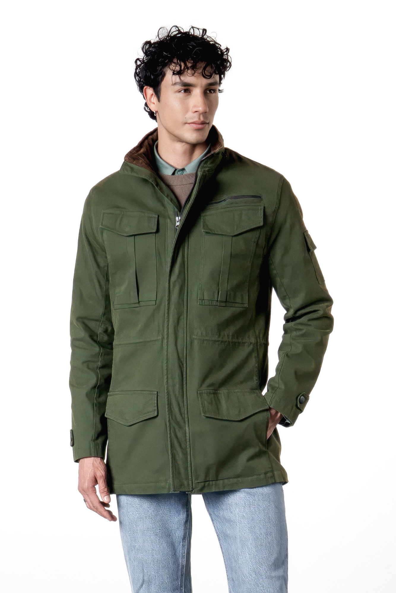 Cazadora en Dril Chevy Verde