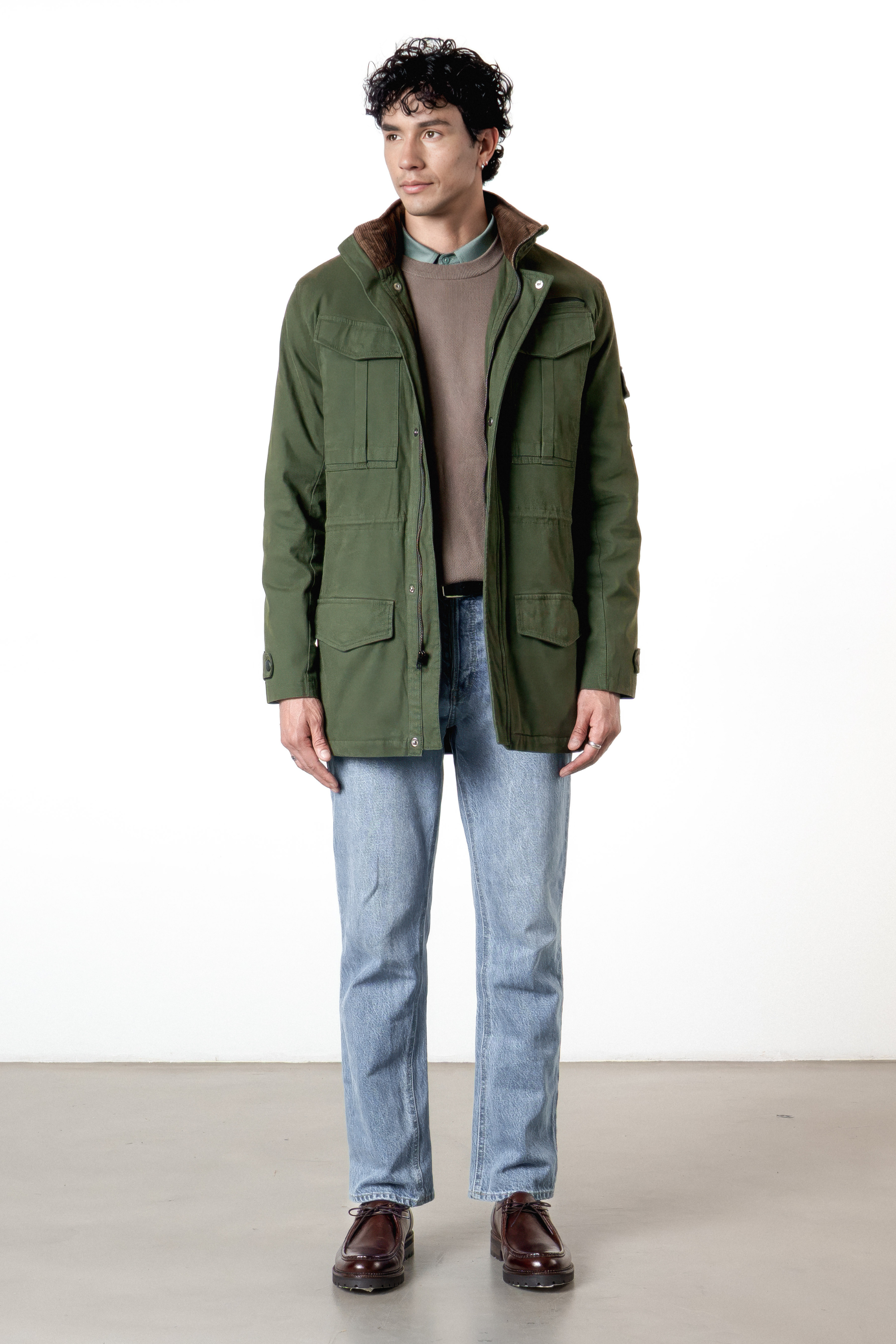 Cazadora en Dril Chevy Verde