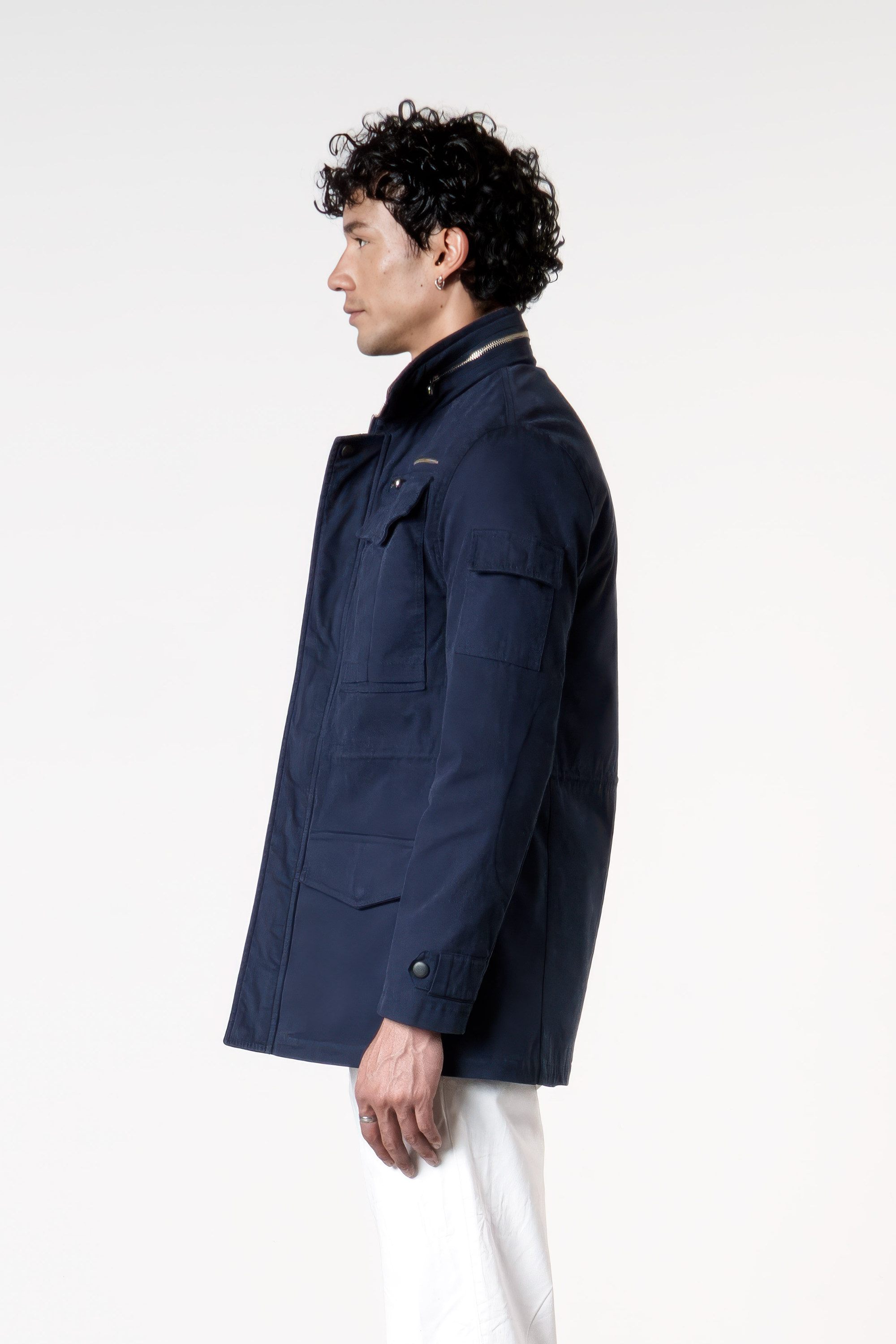 Cazadora en Dril Chevy Azul