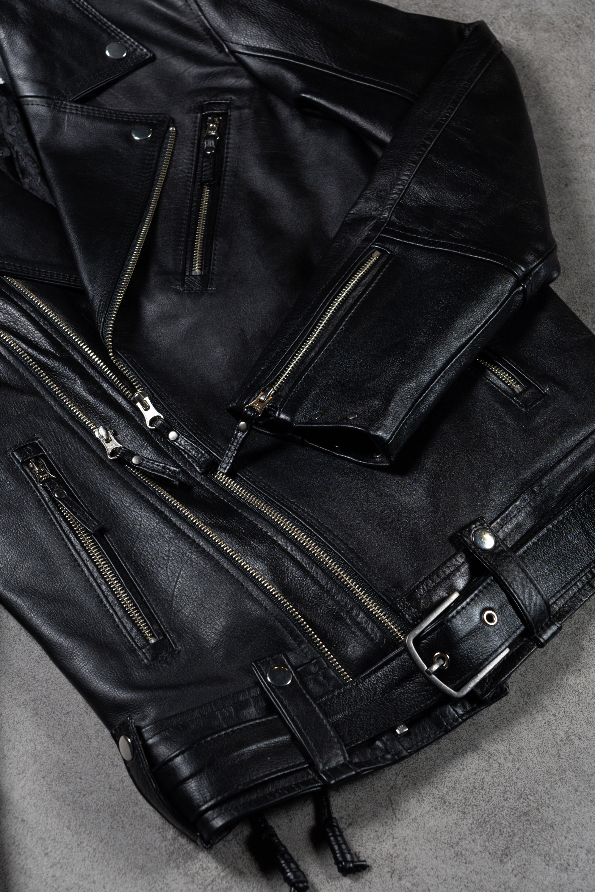 Chaqueta Gibson en cuero Color Negro