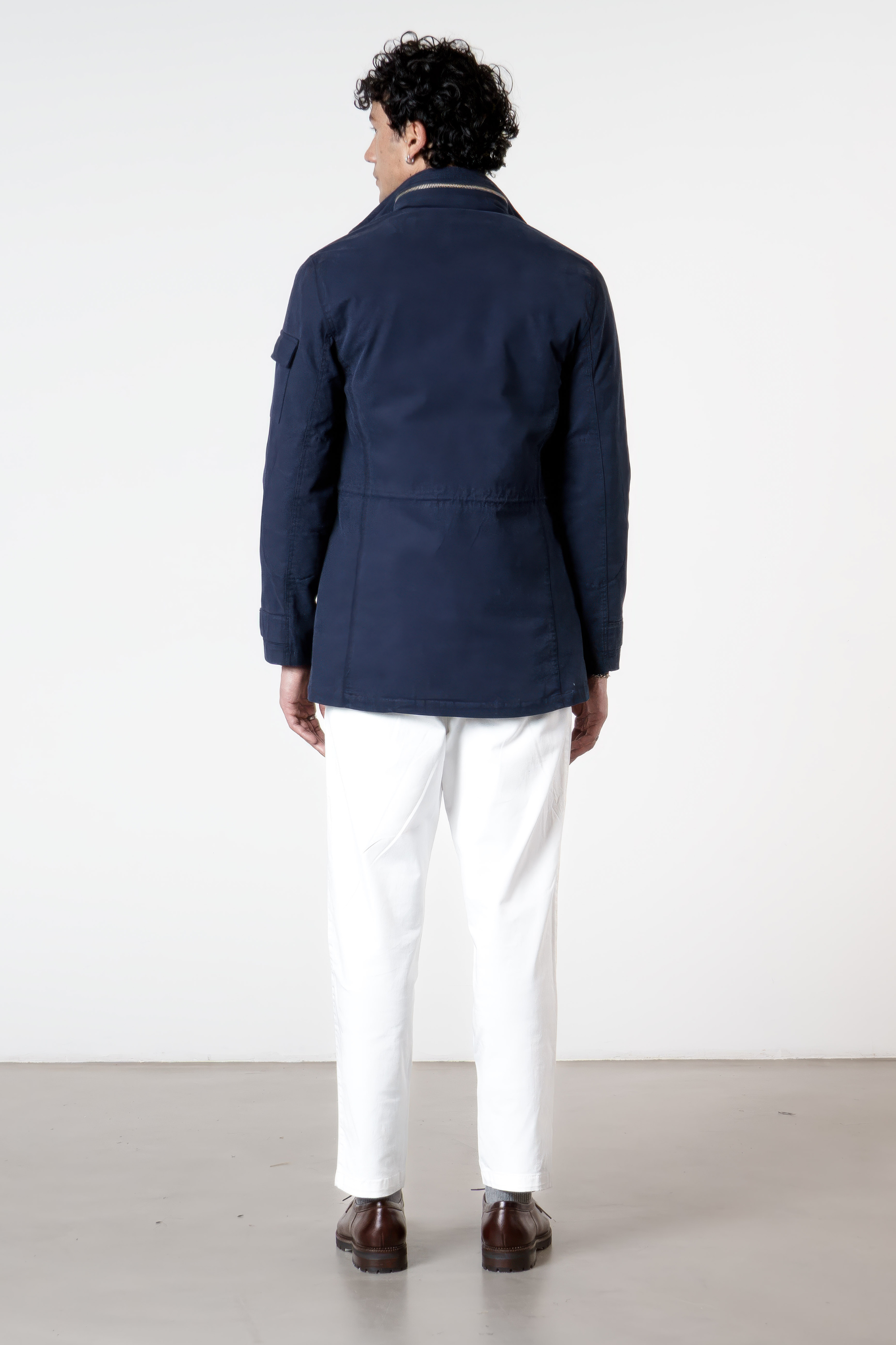 Cazadora en Dril Chevy Azul