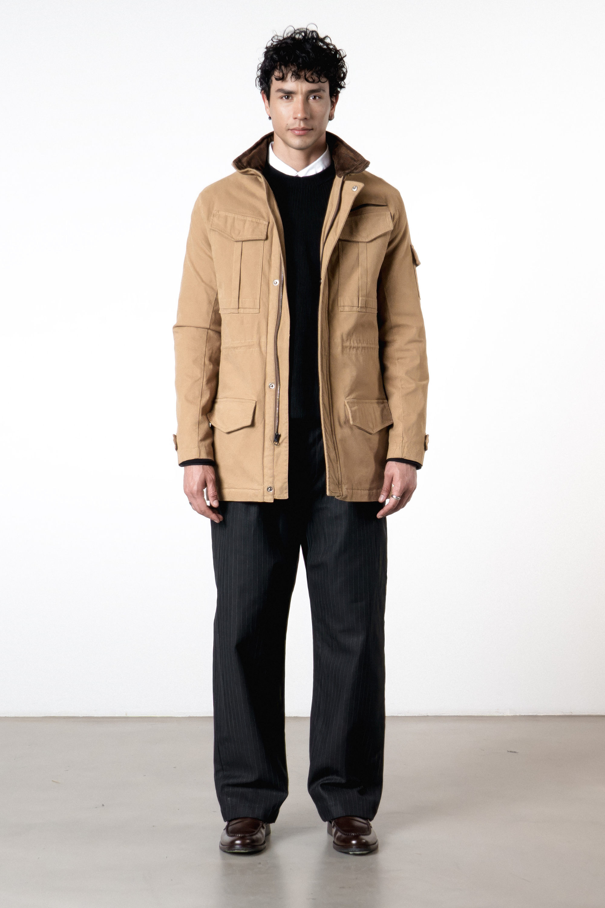 Cazadora en Dril Chevy Camel