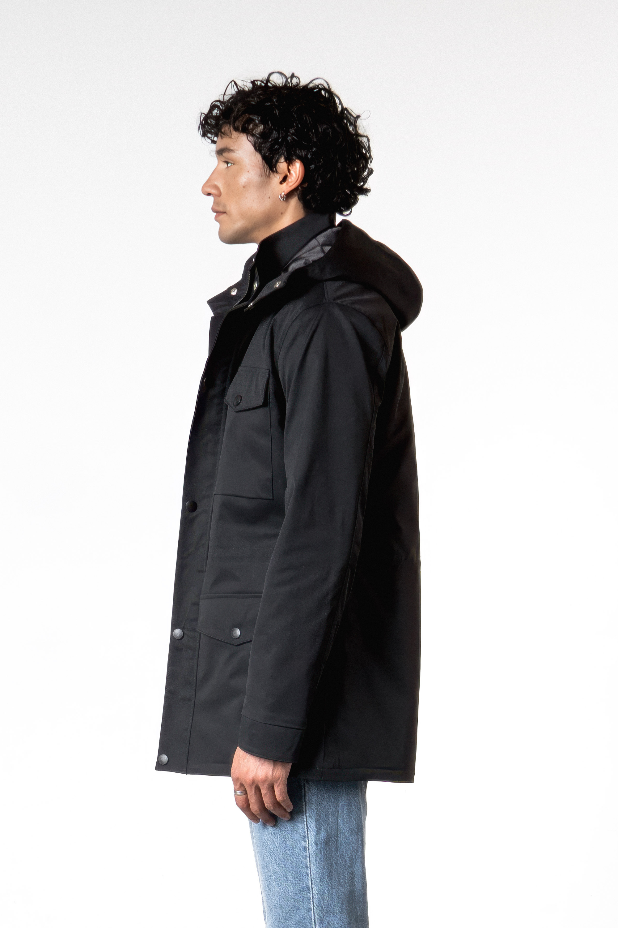 Cazadora Field Negra