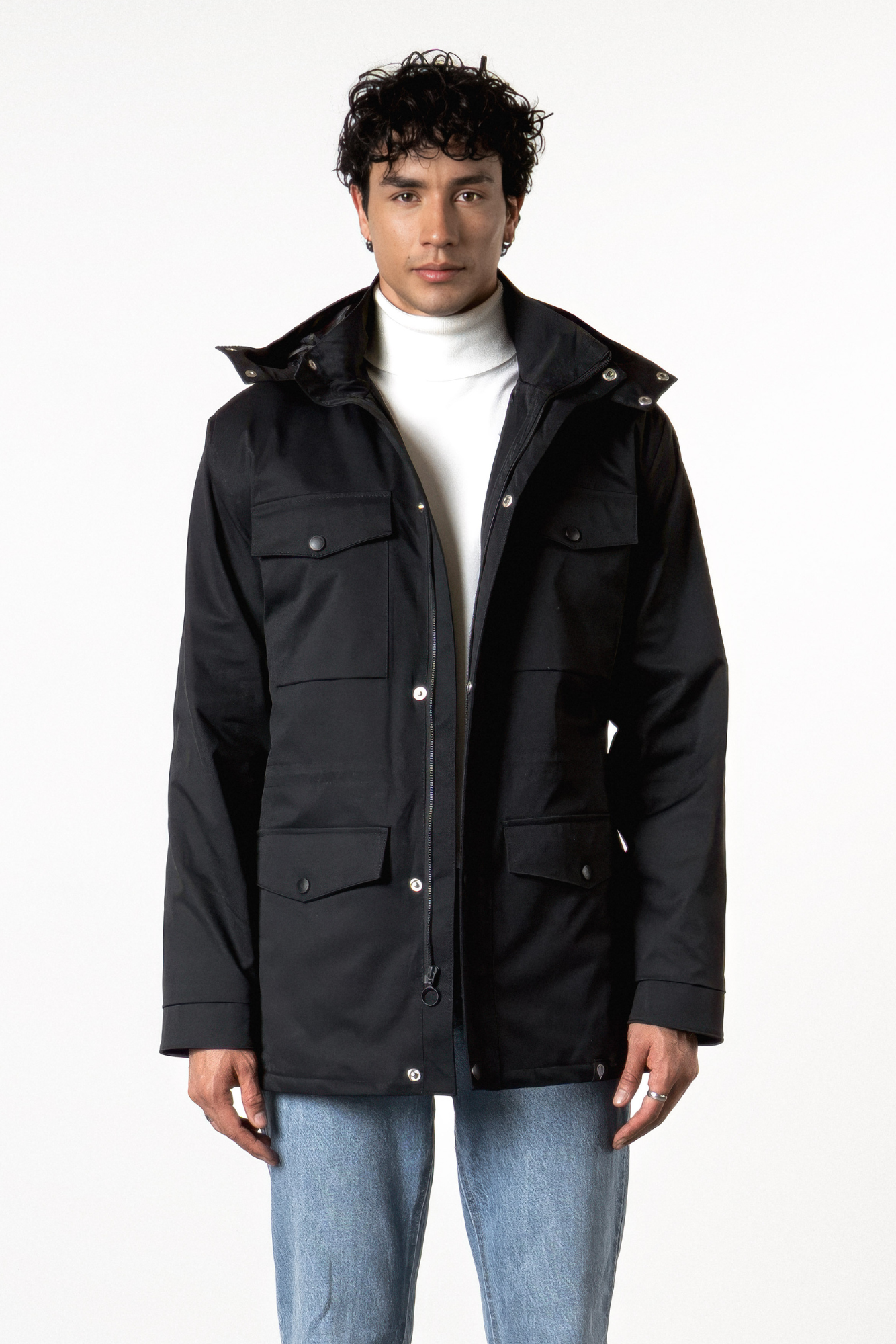 Cazadora Field Negra