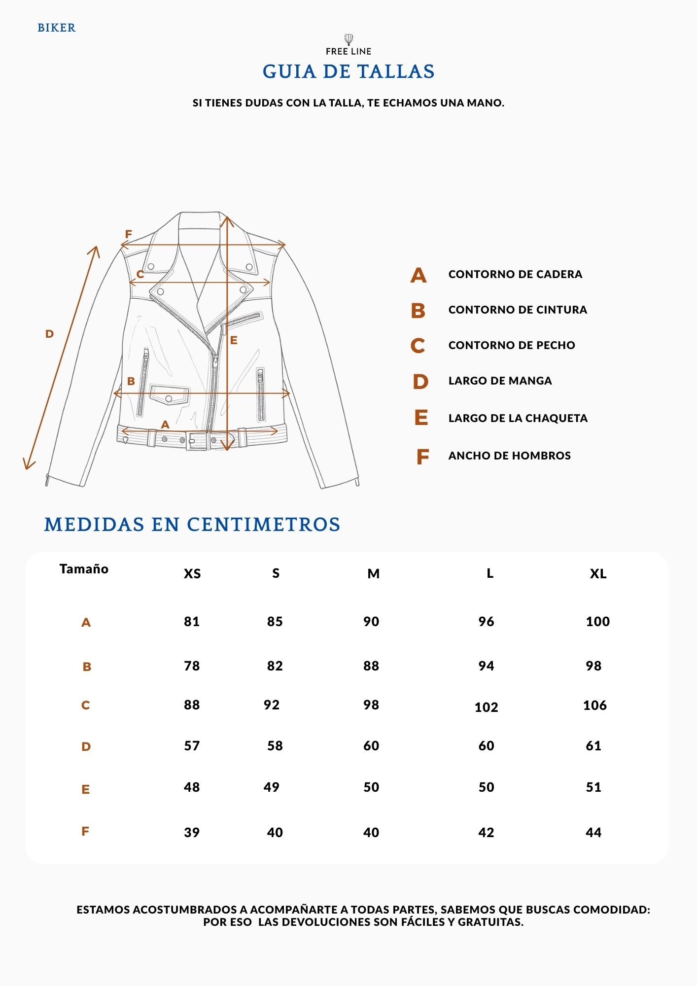 Chaqueta en Cuero Oslo