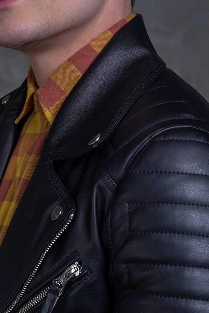 Chaqueta en cuero para hombre, confección hecha a mano por nuestros artezanos, 100 % Colombiana, Chaqueta 100 % en cuero, garantia dos de años